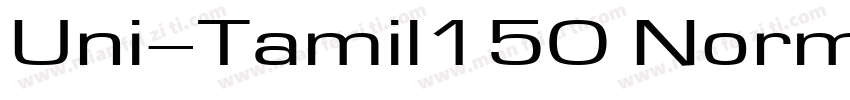 Uni-Tamil150 Norma字体转换